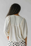 The Gelter Batwing Blouse in Ivory