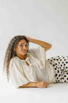 The Gelter Batwing Blouse in Ivory