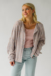 The Riggs Button-Down Sweater in Taupe