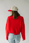 The Riggs Button-Down Sweater in Red