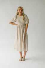 The Purvis Knit Midi Dress in Natural