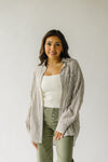 The Avilla Button-Down Shirt in Light Mocha