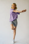 The Happy Tee in Lavender