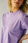 The Happy Tee in Lavender