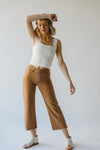 The Matilda Wide Leg Jean in Honey Denim