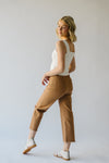 The Matilda Wide Leg Jean in Honey Denim