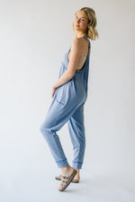 The Redfield Relaxed Tank Jumpsuit in Denim