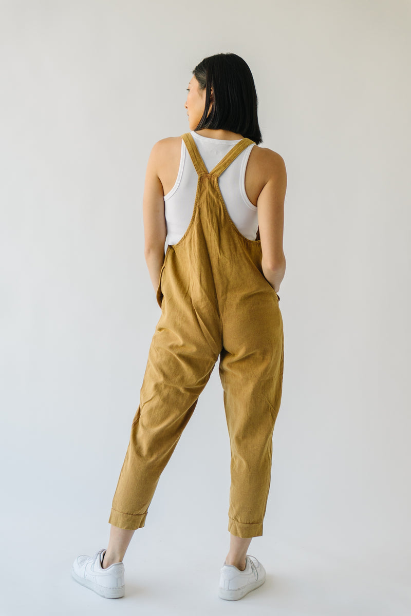 Piper & Scoot: The Truman Pocket Overalls in Camel
