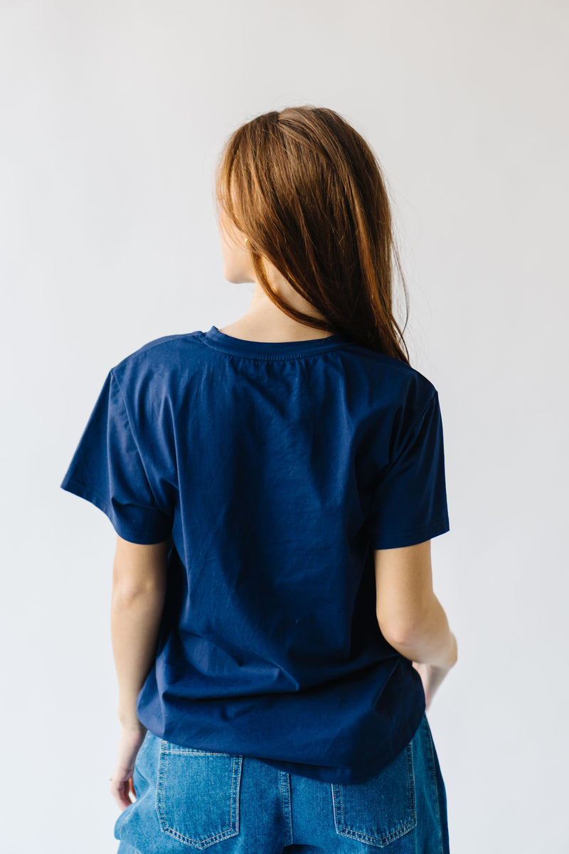 The Essential Crew Neck Tee in Navy