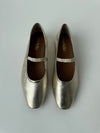 Seychelles: Sweetheart Flat in Metallic Light Gold