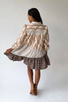 The Rosco Patterned Dress in Brown