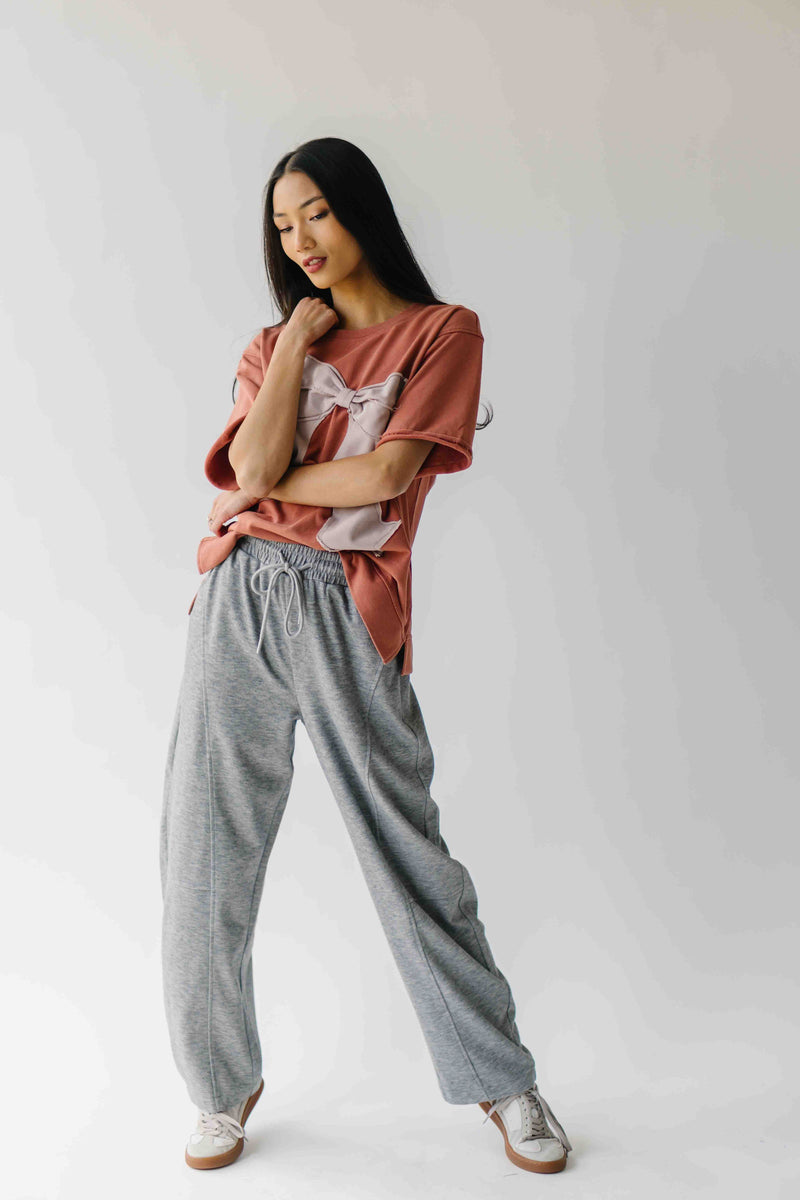 The Gallimore Barrel Pant in Grey