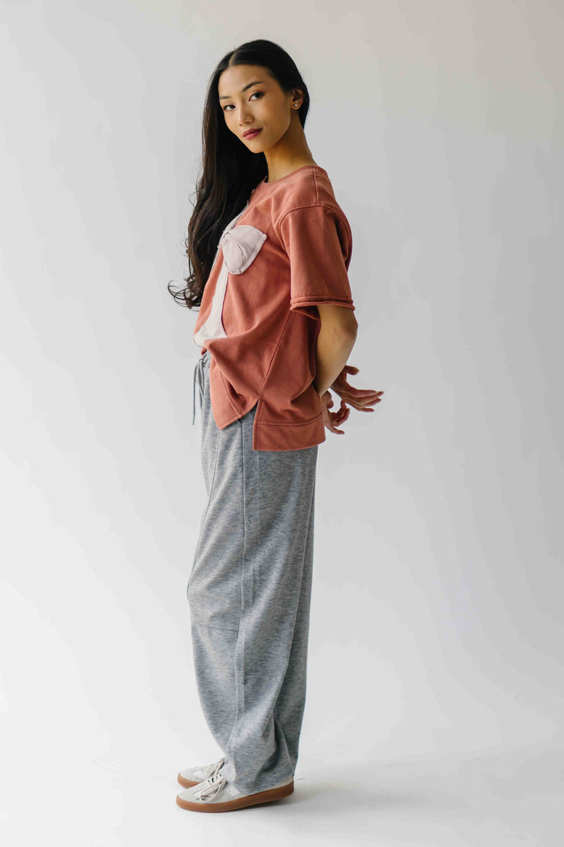 The Gallimore Barrel Pant in Grey