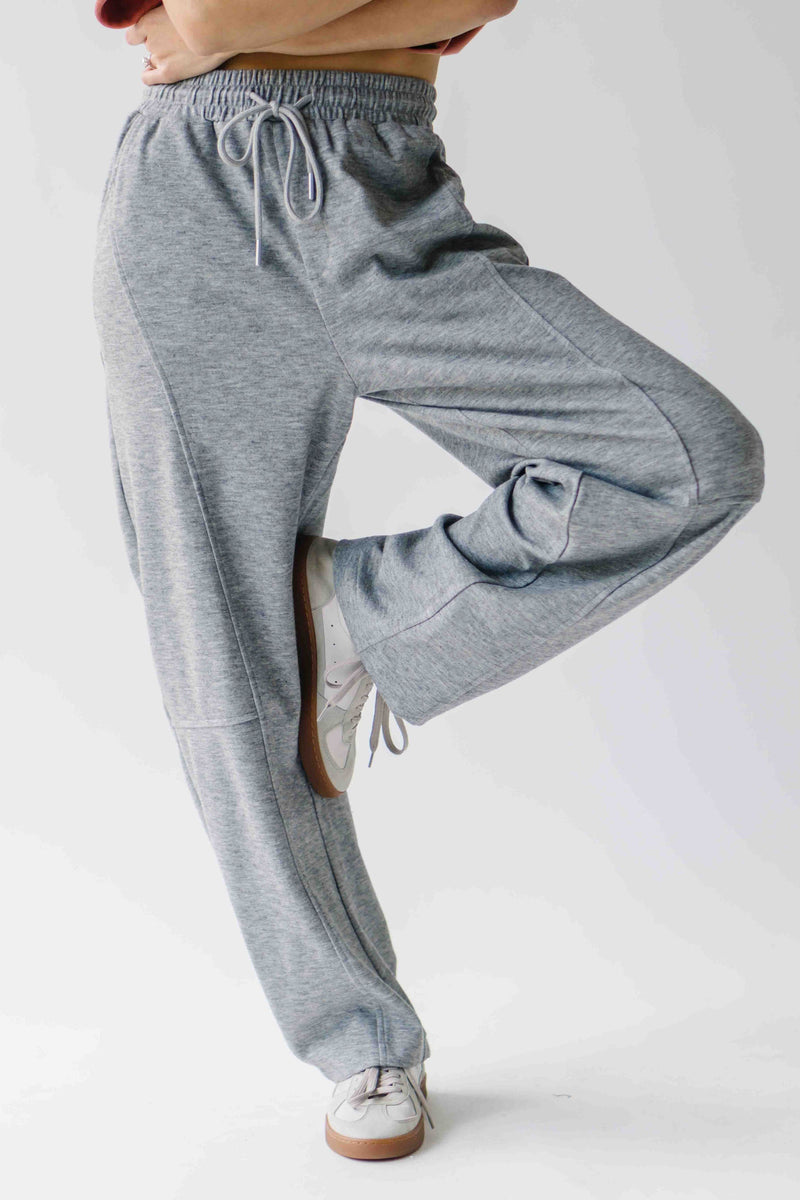 The Gallimore Barrel Pant in Grey