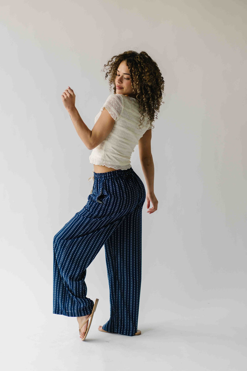 The Waldner Textured Button-Up Blouse in Cream
