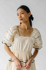 The Dawn Tiered Dress in Dream Cloud