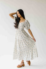 The Andrus Bubble Sleeve Maxi Dress