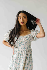 The Andrus Bubble Sleeve Maxi Dress