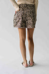 The Maxey Scalloped Hem Short in Leopard