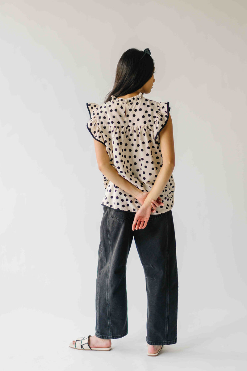 The Annie Slouchy Barrel Jean in Black