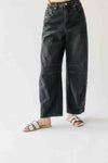 The Annie Slouchy Barrel Jean in Black