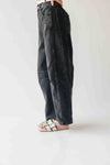 The Annie Slouchy Barrel Jean in Black