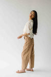 The Annie Slouchy Barrel Jean in Light Rust