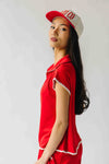 The Saville Textured Lounge Set in Red