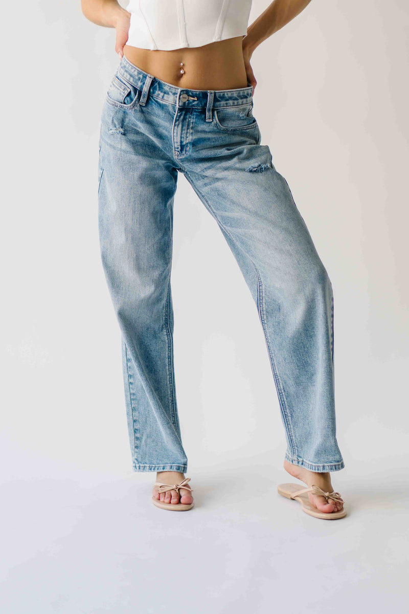 The Rachel 90's Boyfriend Jean in Light Denim