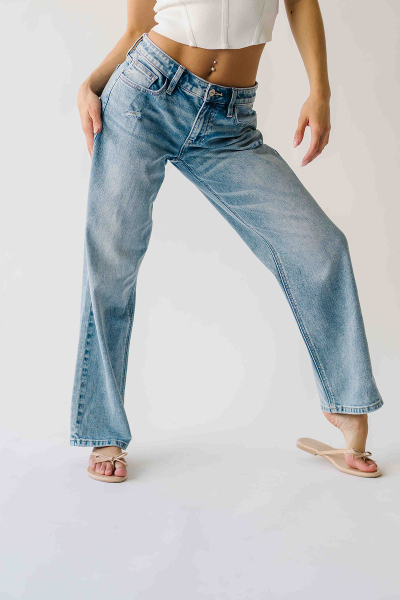 The Rachel 90's Boyfriend Jean in Light Denim