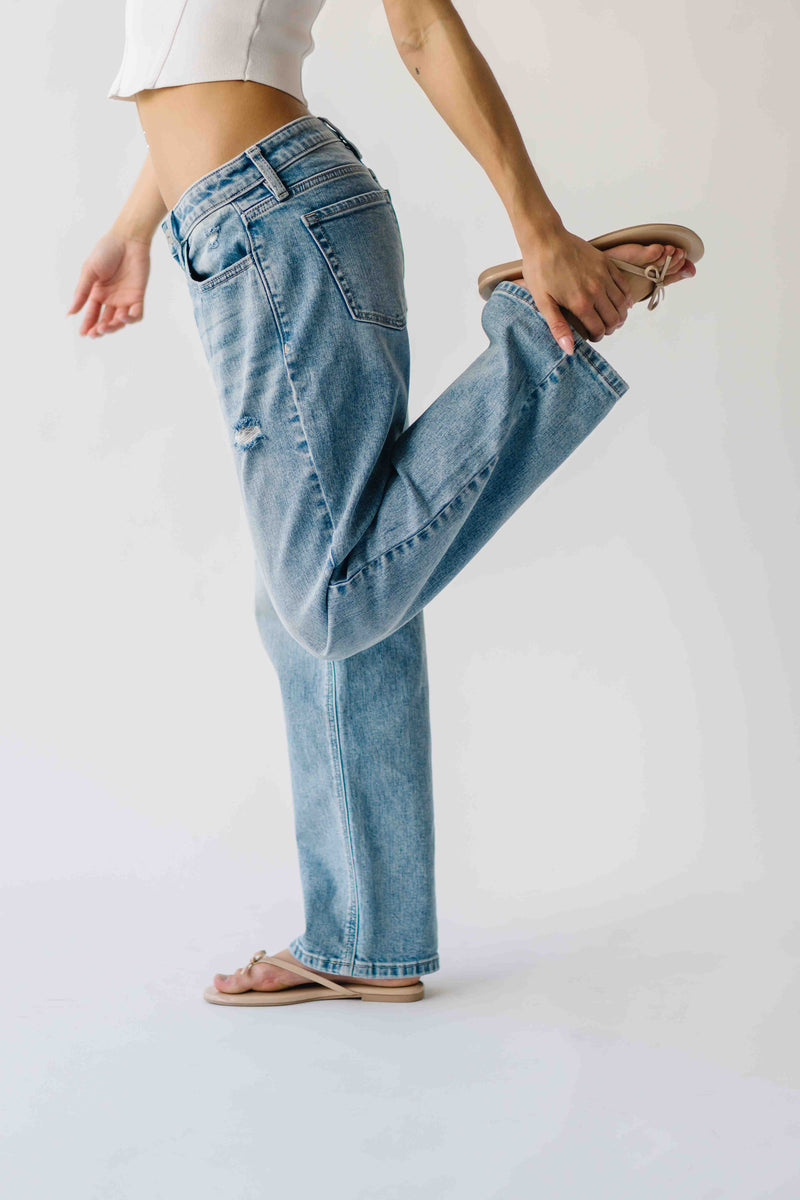 The Rachel 90's Boyfriend Jean in Light Denim