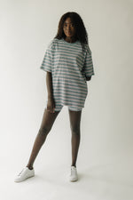 The Ridgeway Striped Tee in Purple