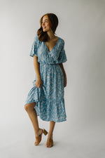 The Banks Dot Detail Dress in Light Blue