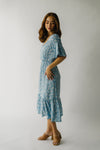 The Banks Dot Detail Dress in Light Blue