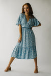 The Banks Dot Detail Dress in Light Blue