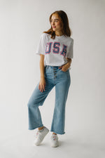 The USA Graphic Tee in White