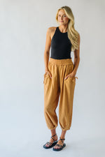 The Gotchall Side Pocket Pant in Ochre