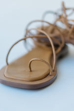 Seychelles: Lilac Tie-Up Sandals in Tan