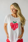 The Amore Graphic Tee in Ivory