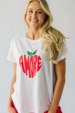 The Amore Graphic Tee in Ivory