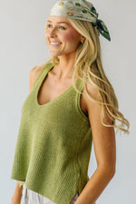 The Oviatt Racerback Tank in Chartreuse