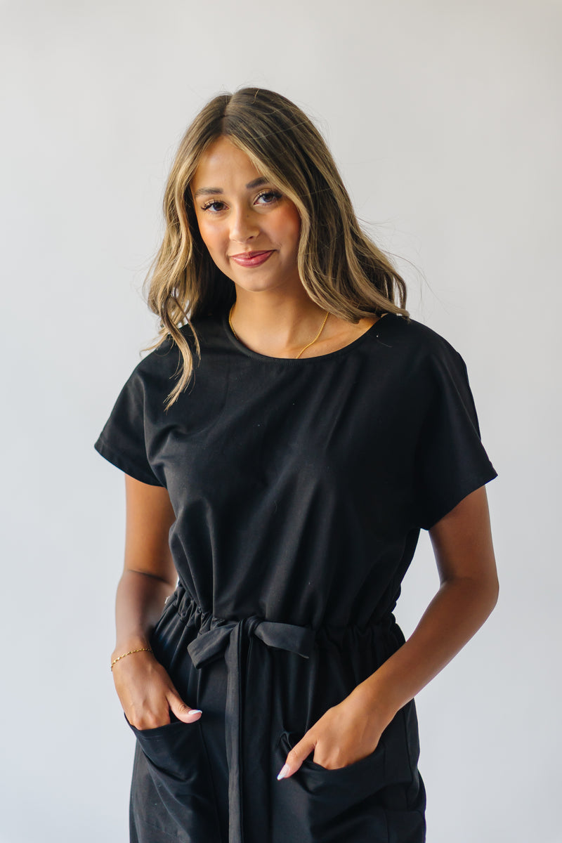 Piper & Scoot: The Wide Leg Bianca Jumpsuit in Black (PRE-ORDER: SHIPS IN 5-6 WEEKS)