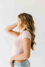 The Walter Basic Layering Tee in Mauve