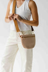 The Westlyn Woven Bag in Checkered Brown