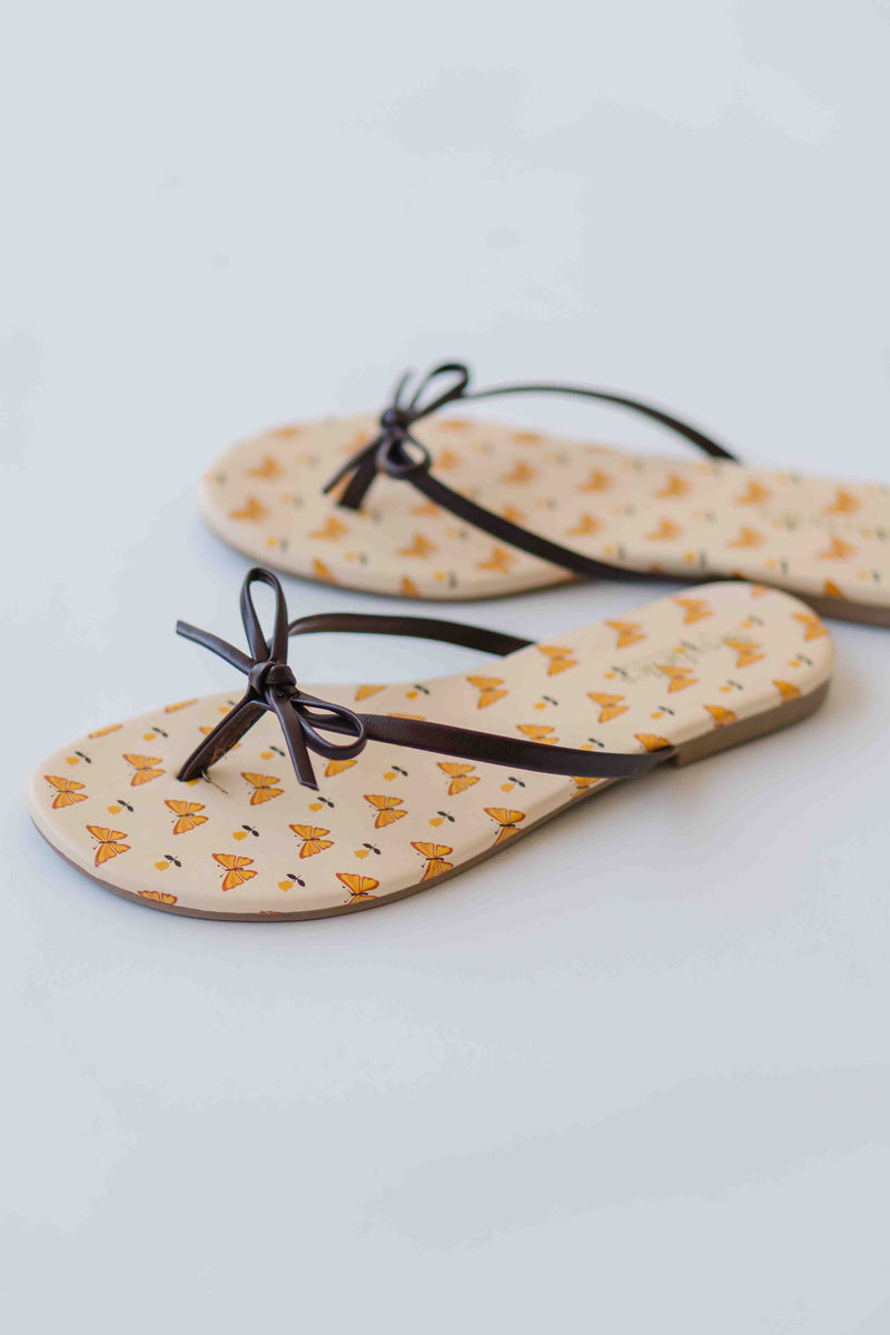 Seychelles: Wish List II Sandal in Brown + Butterfly