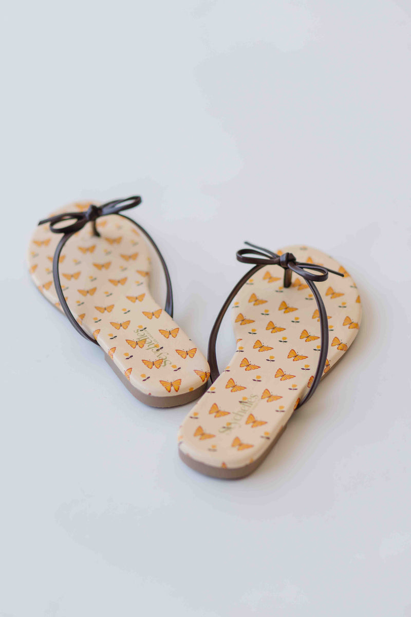 Seychelles: Wish List II Sandal in Brown + Butterfly