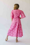 The Katie Embroidered Blouse + Skirt Set in Pink