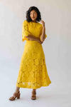 The Katie Embroidered Blouse + Skirt Set in Yellow