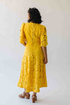 The Katie Embroidered Blouse + Skirt Set in Yellow