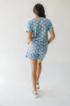 The Lance Sunflower Print Blouse in Blue